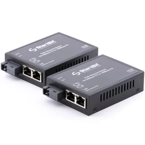 media convertor 10/100 PoE pentru retele infrastructura IT fibra optica si cupru