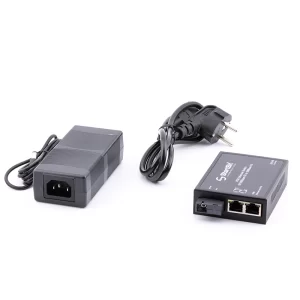 media convertor 10/100 PoE pentru retele infrastructura IT fibra optica si cupru