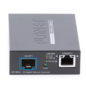 media convertor 10G Slot SFP+ pentru retele infrastructura IT fibra optica si cupru