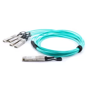 active optical cable 40G AOC Breakout pentru retele infrastructura IT fibra optica si cupru