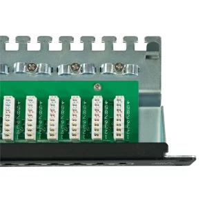 Patch Panel Cat 6 pentru retele telecom si date, fibra optica