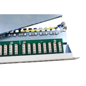 Patch Panel Cat 6 pentru retele telecom si date, fibra optica