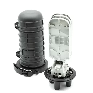 Cutie de tip enclosure pentru suduri fibra optica 24 FO 3+1 intrari