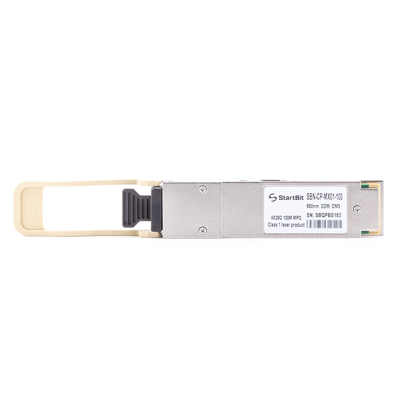Transceiver 100G MM SR fibra optica telecom