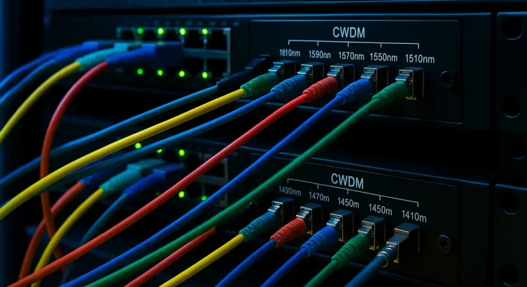multiplexoare CWDM in retea de fibra optica