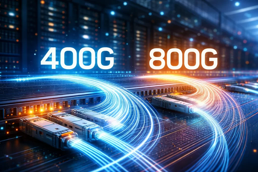 Transceivere 400G module optice sfp fibra optica