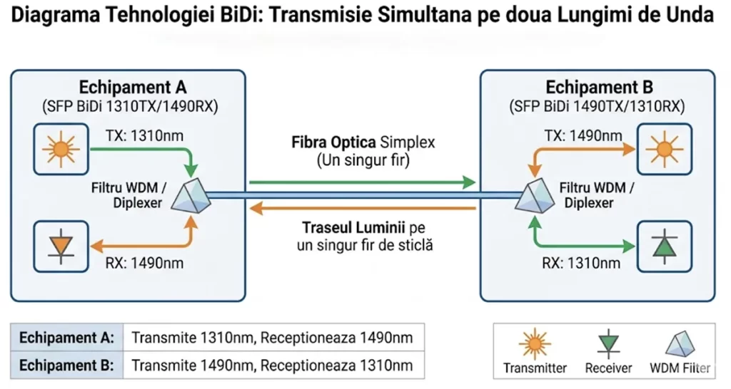 diagrama transmisiei BiDi