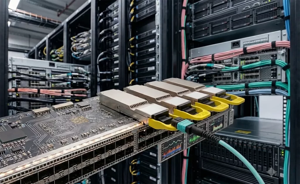 transceiver 400 G in interiorul data center